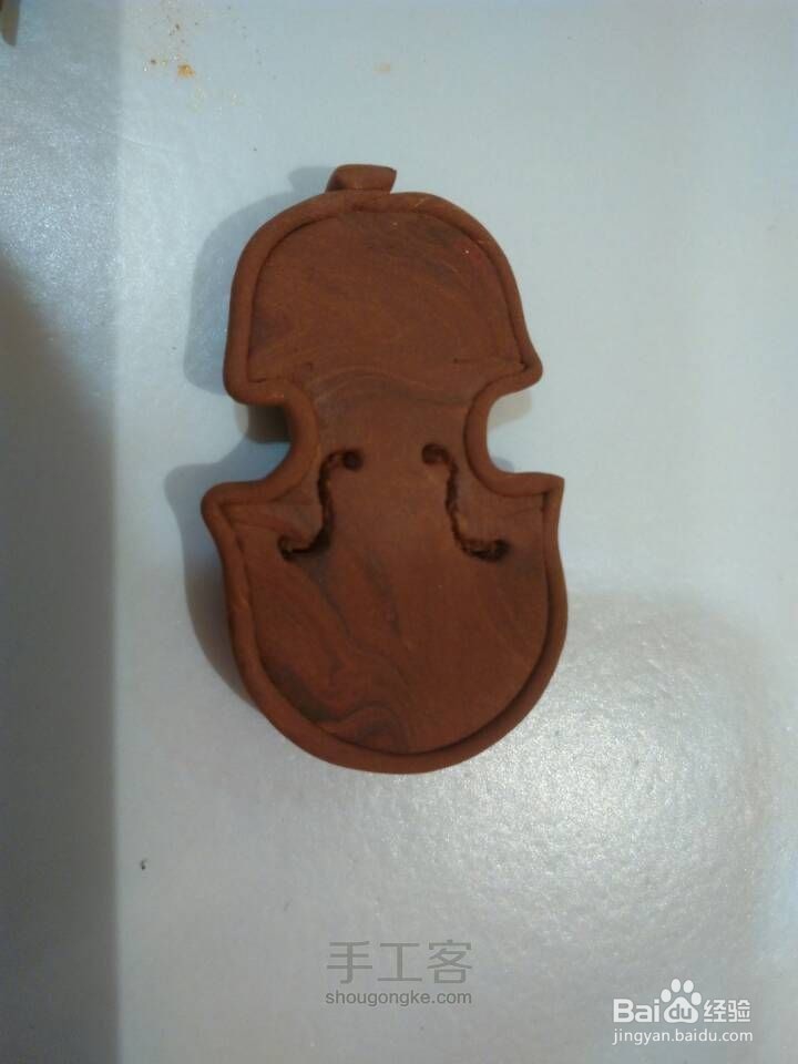 超轻黏土小提琴的制作