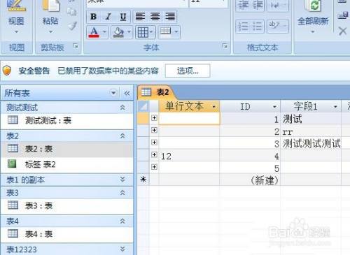 access数据库显示动态化的操作方法