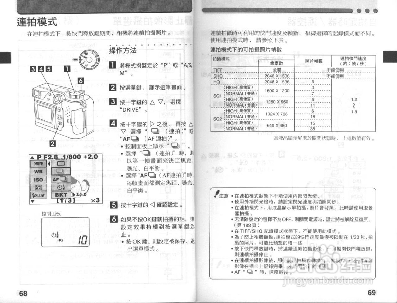 Olympus奥林巴斯C-3030Z数码相机说明书:[4]