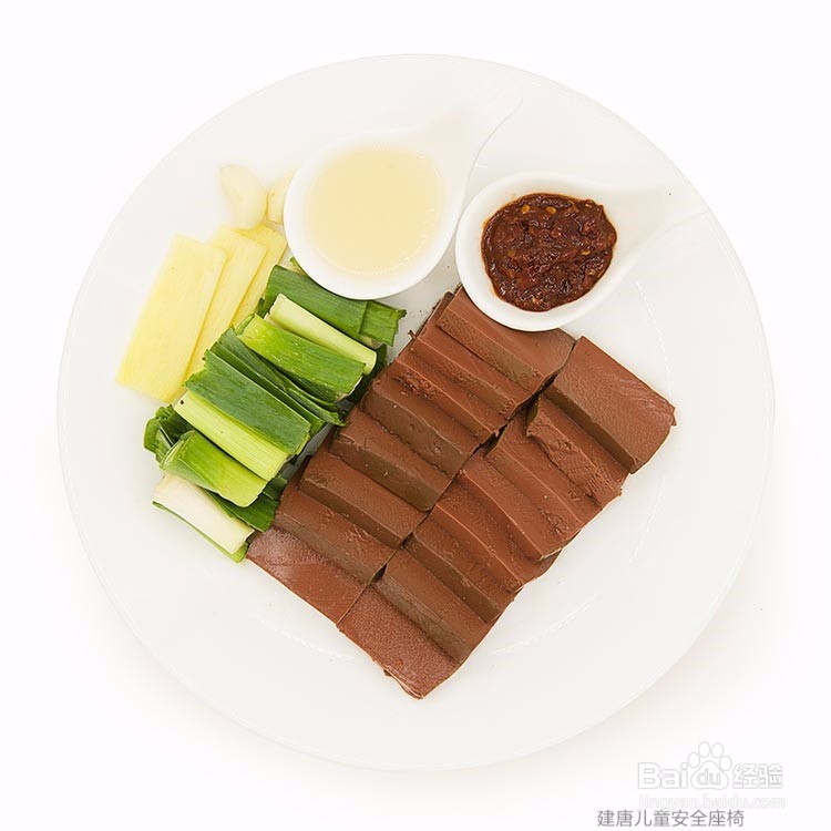 蒜香鸭血的做法