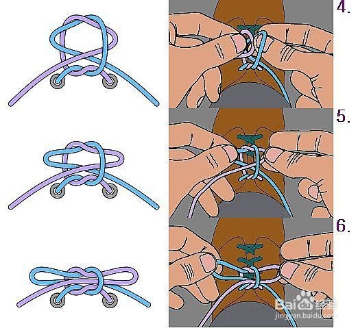 教如何系鞋带的方法
