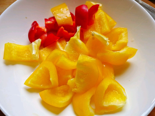 彩椒扁豆炒土豆