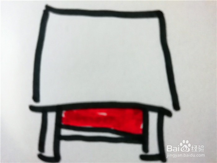 怎么样用简笔画画桌子