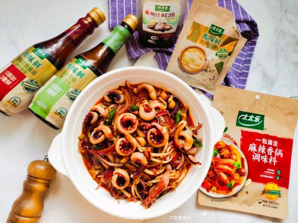 香辣干锅鱿鱼须