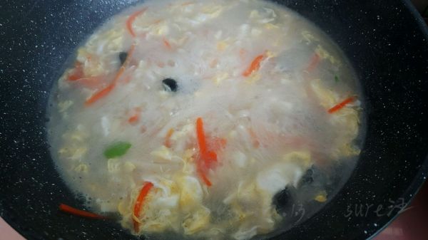 素烩玉菇蛋花汤