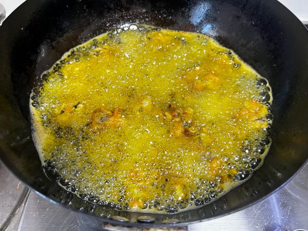 中式风味菜炸贻贝