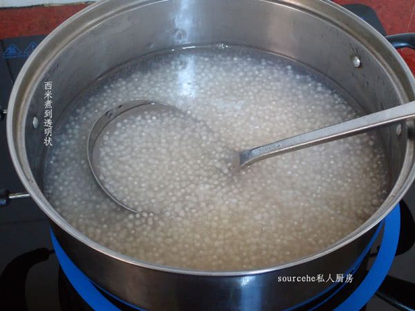 牛奶西瓜西米露