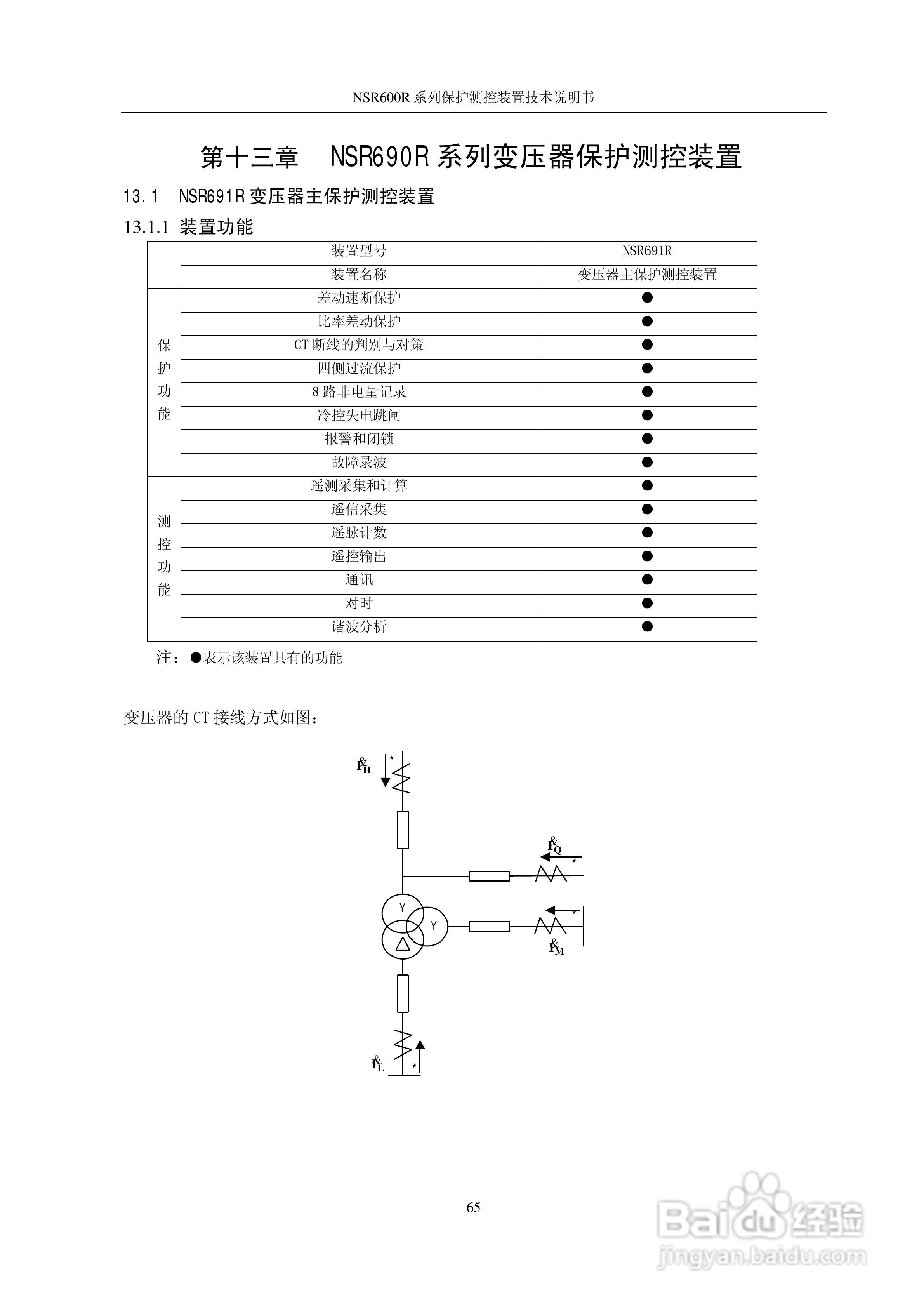 NSR645R中小型变压器保护测控装置说明书:[7]