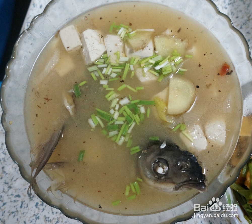 精品美食---鱼头炖豆腐：[4]经典美食
