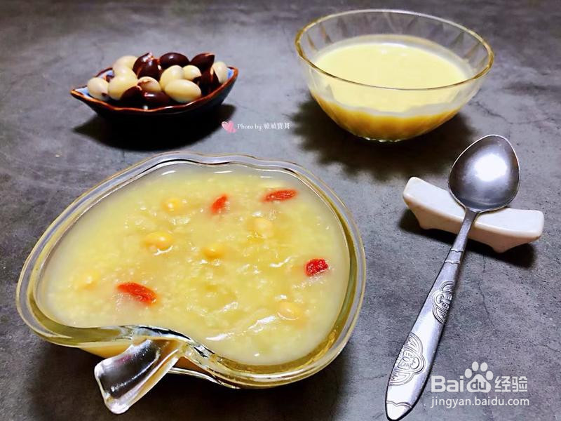 银耳黄豆枸杞小米粥的做法