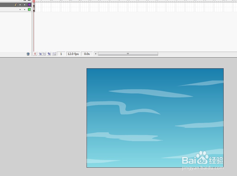flash绘制好看的星空背景教程