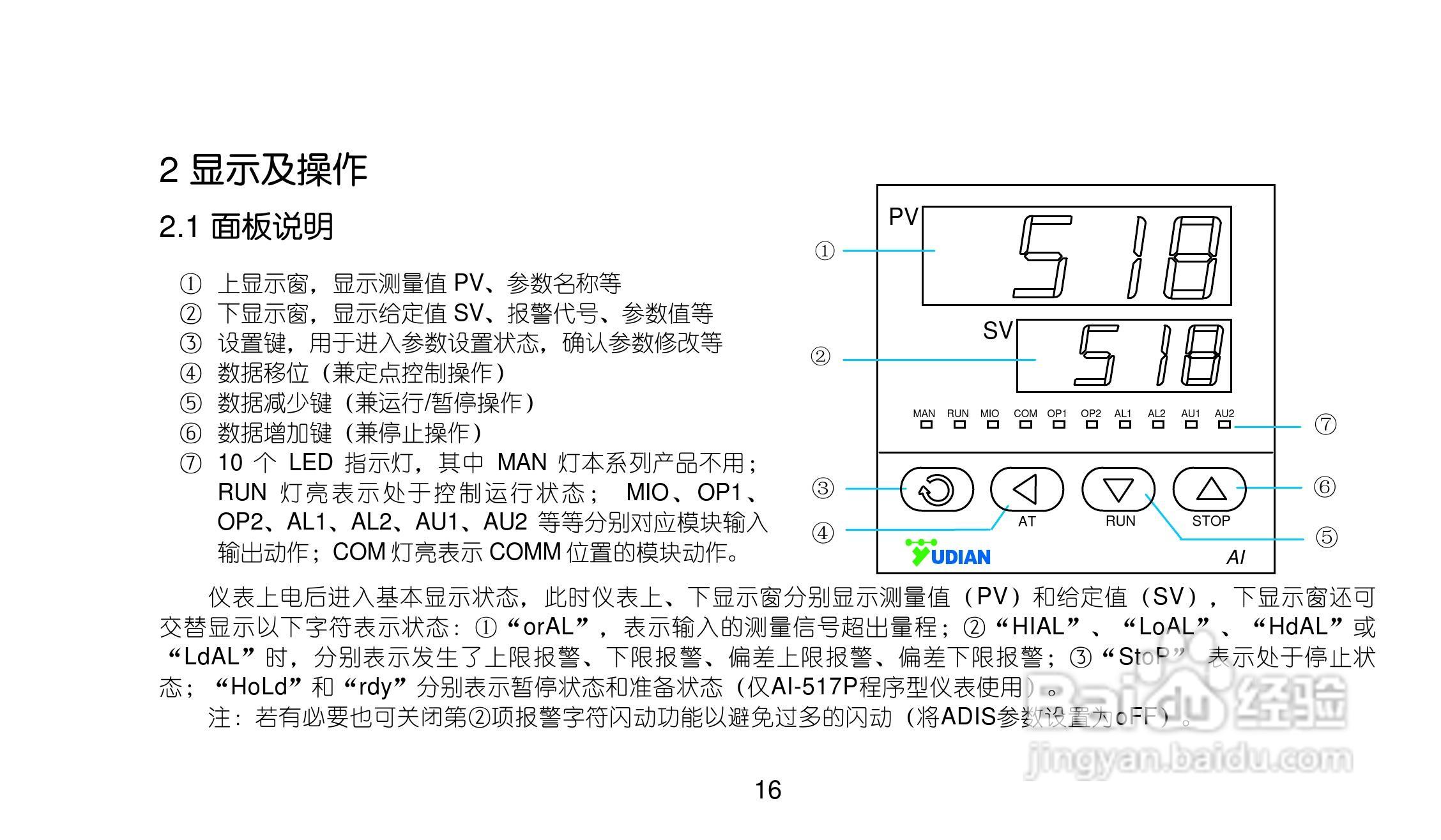 AI517517PV8.0型人工智能温度控制器使用说明书:[2]