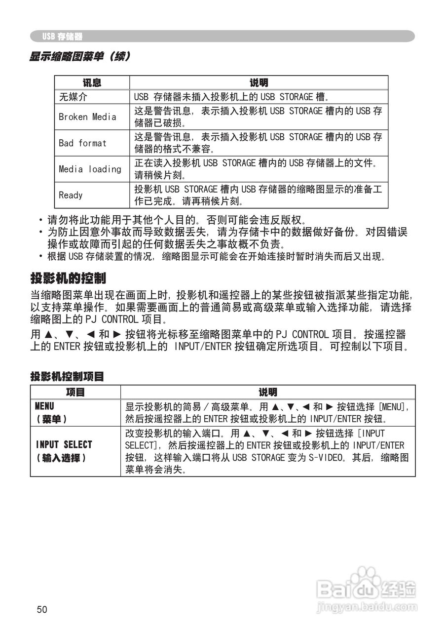 日立 MPJ1投影机说明书:[5]