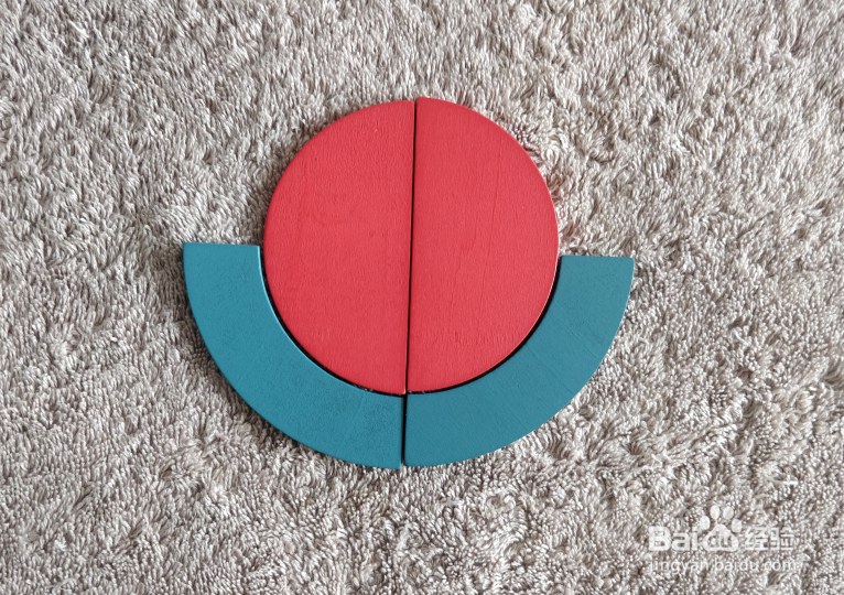 用蒙氏积木怎样拼一只水龟呢?