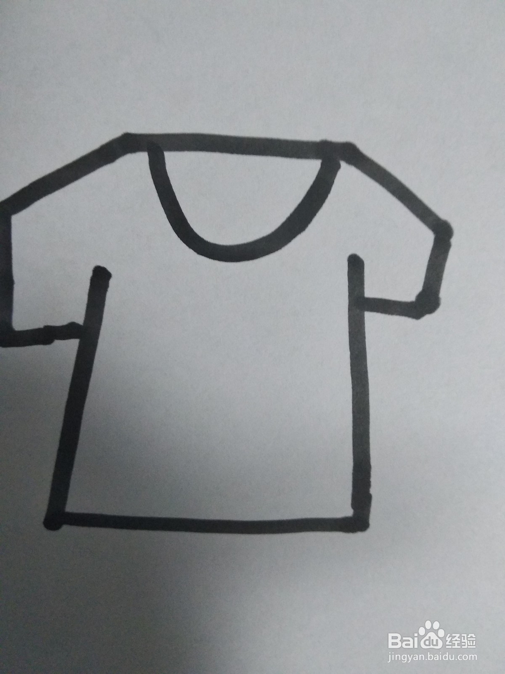 衣服的简笔画--T恤的简笔画