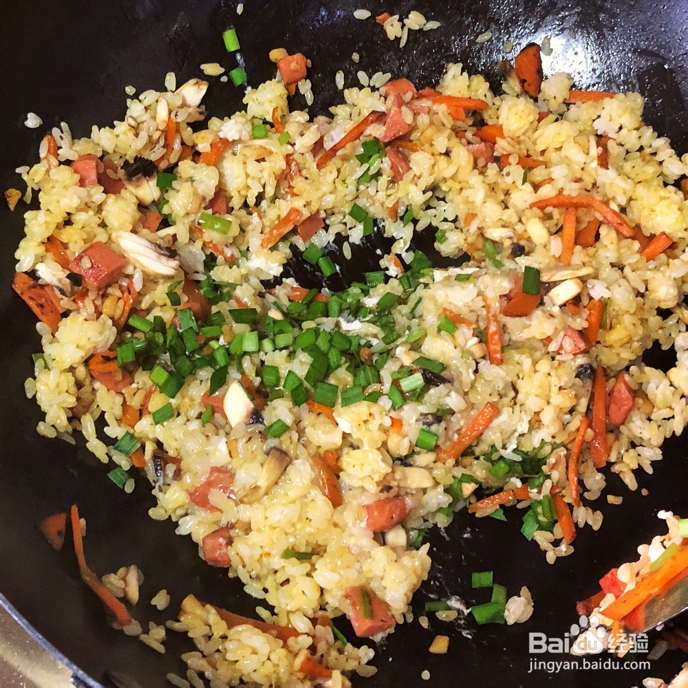 吃不过瘾的蒜香咖喱炒饭