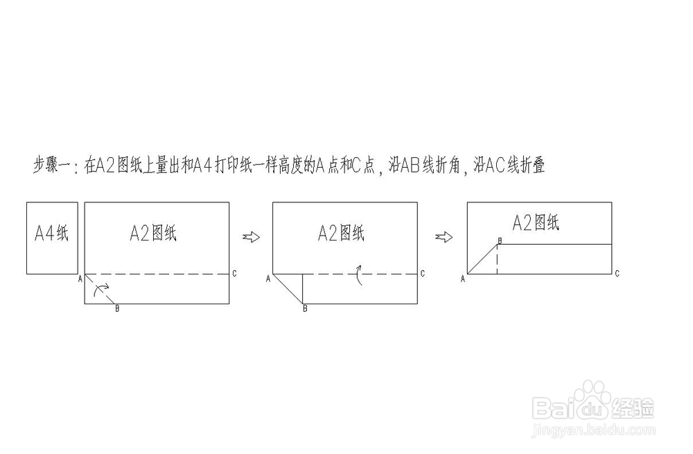 毕业设计计算书中A2图纸的折叠方法