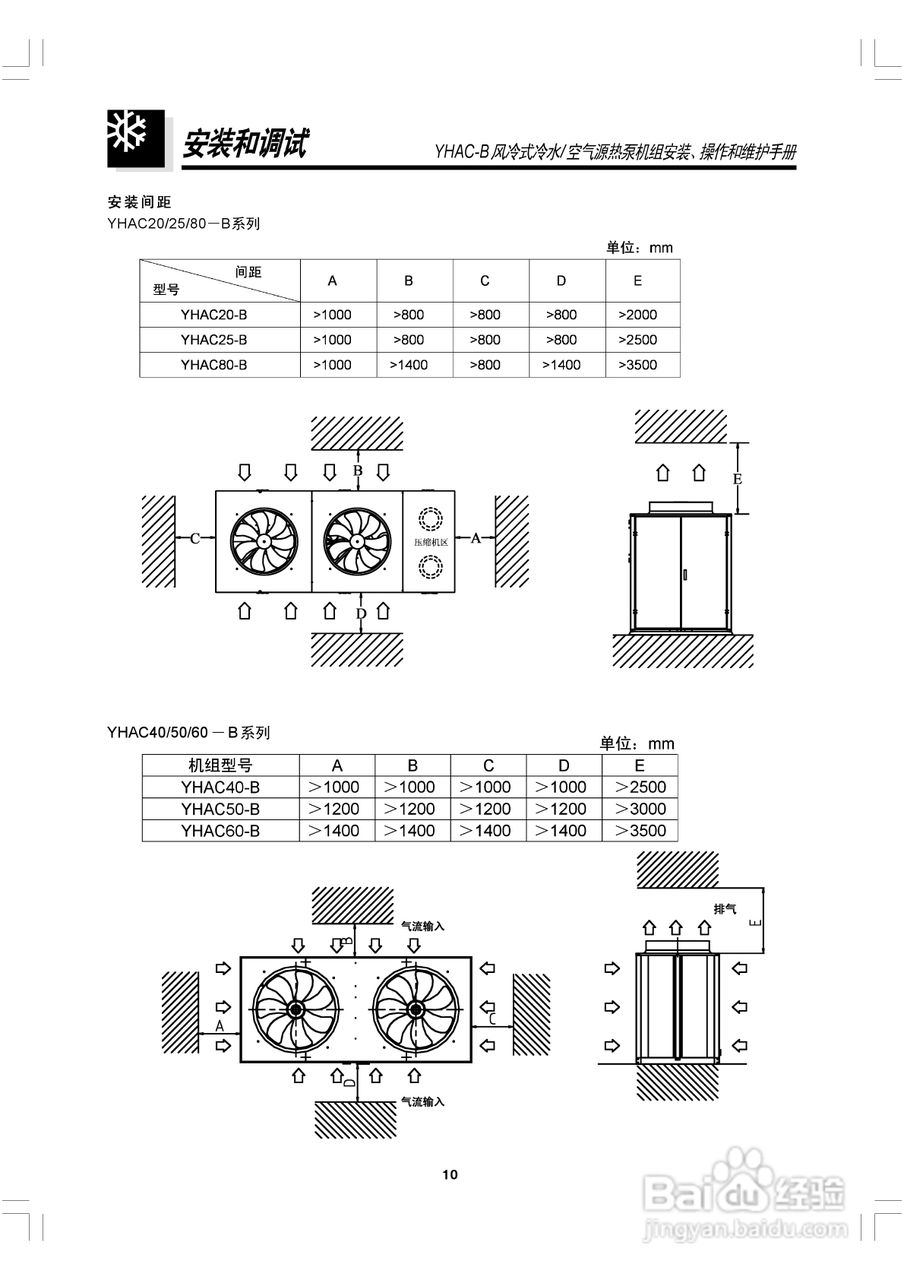 约克YHAC60-B空调安装、操作和维护手册:[2]