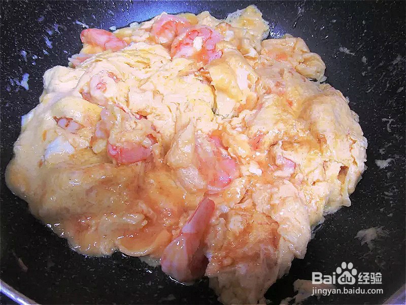 怎样做出家常菜系列之虾仁滑蛋