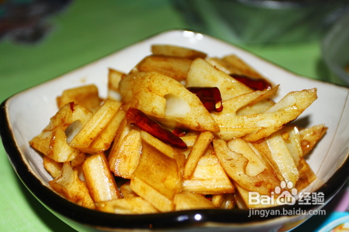 超级下饭的酸辣藕丁(美食博客)