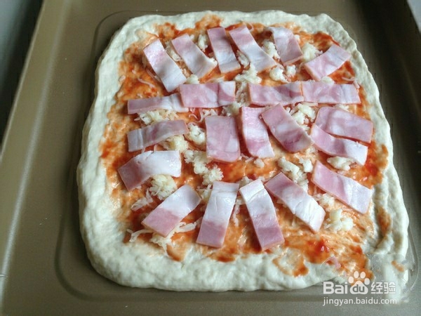 简单家常玉米培根披萨