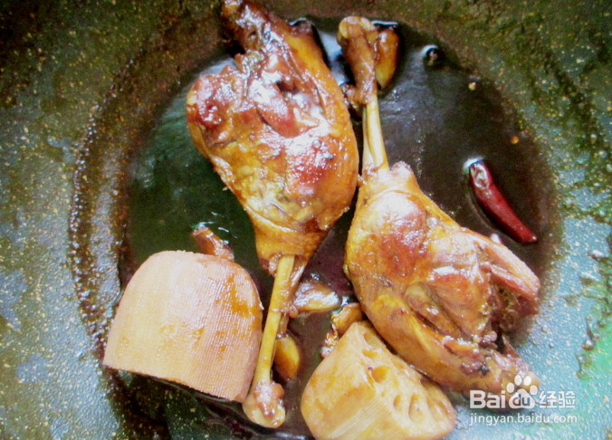 脆皮红烧鸭腿的做法