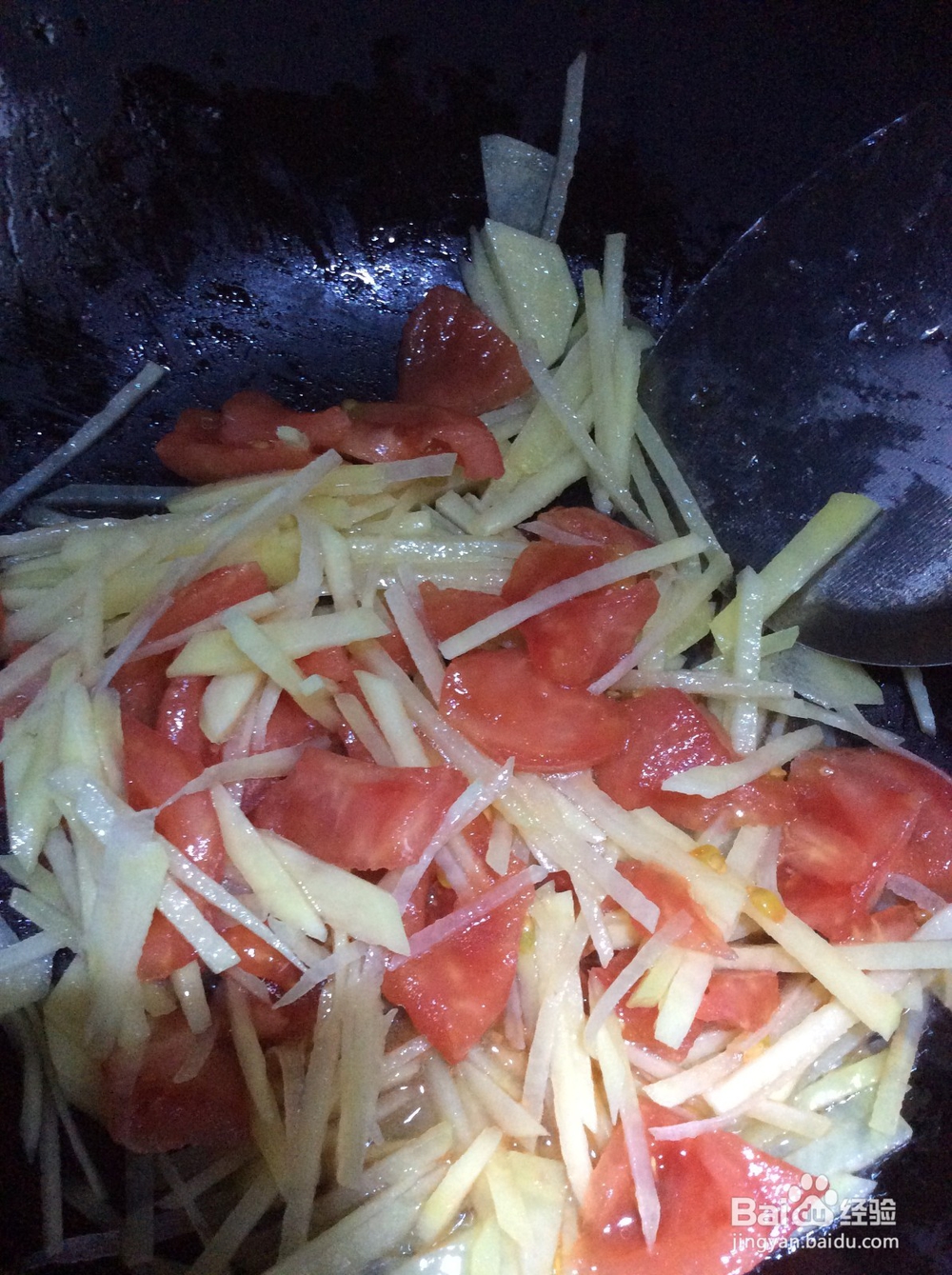 土豆还能怎么做?-西红柿炒土豆丝/片