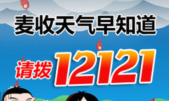 如何通过发短信申请12121天气预报业务