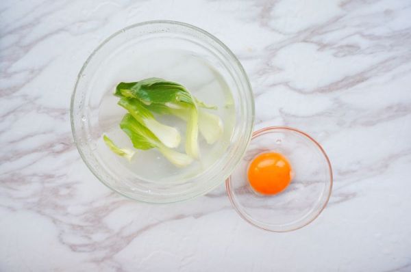 香菇油菜豆腐羹