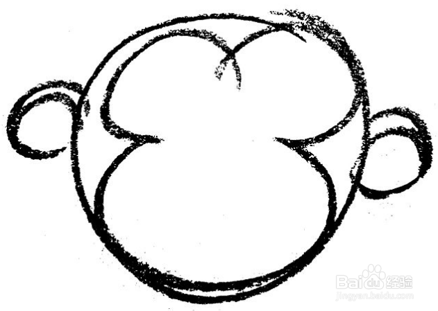 怎样画卡通猴子,画猴子教程