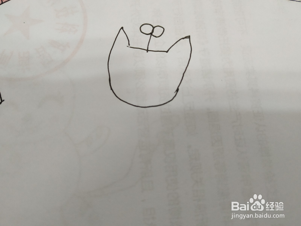 头上长草的小狗简笔画怎么画，怎么画呆萌小狗