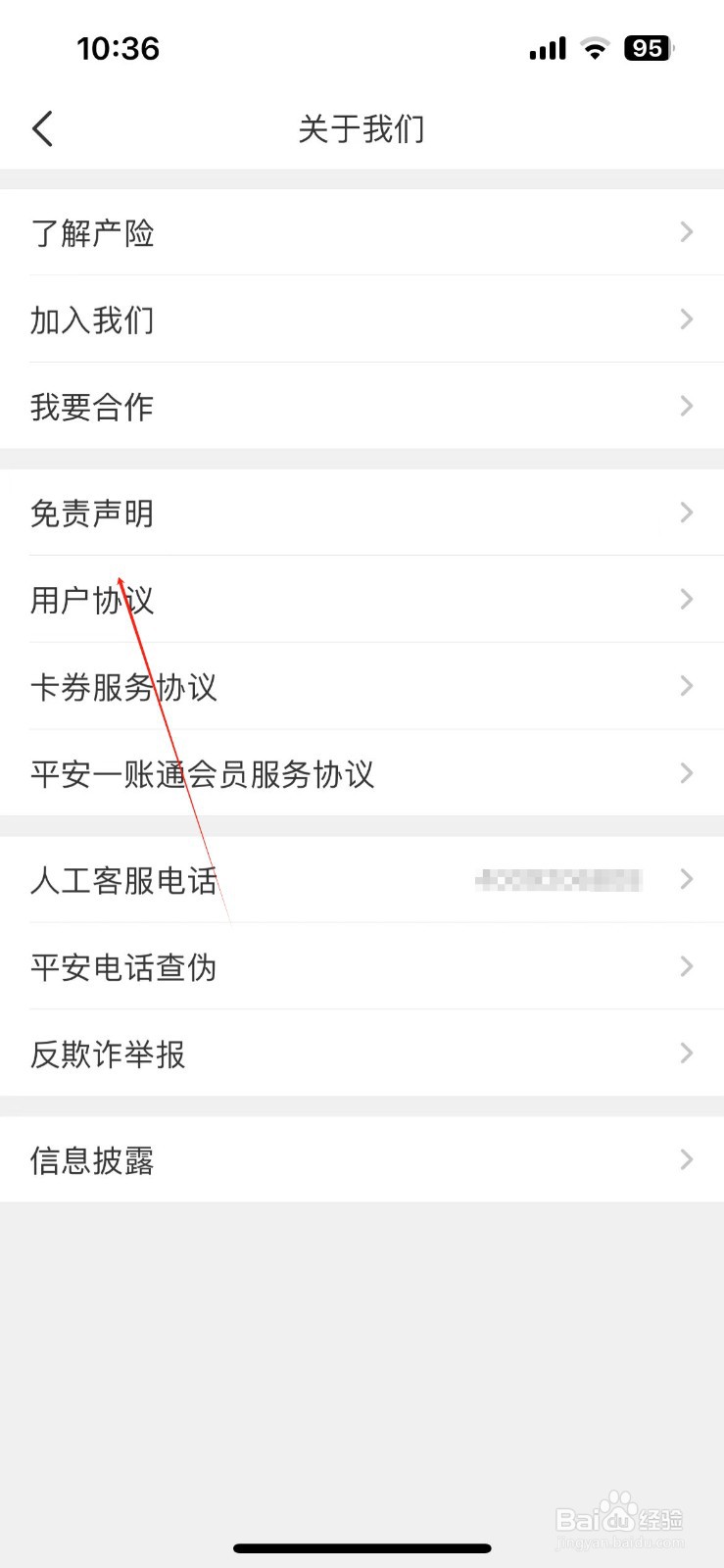 平安好车主查看免责声明