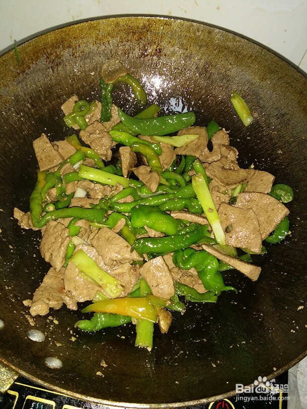 补铁食疗~麻辣猪肝