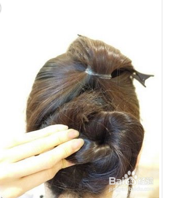 简单淑女范盘发教程