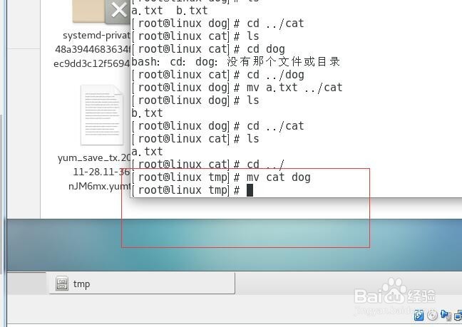 linux 文件移动至某个文件夹