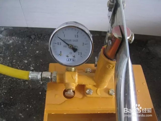 地暖水压试验标准及流程