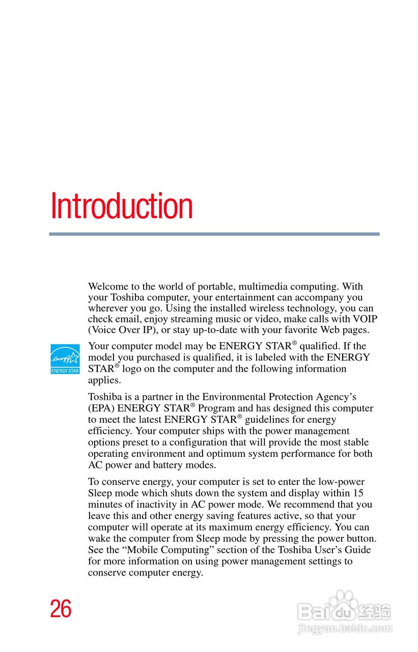 东芝NB300笔记本电脑使用说明书:[3]