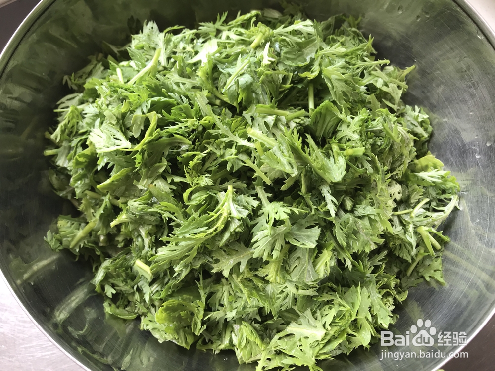 吃不胖的压力茼蒿蛤蜊小豆腐
