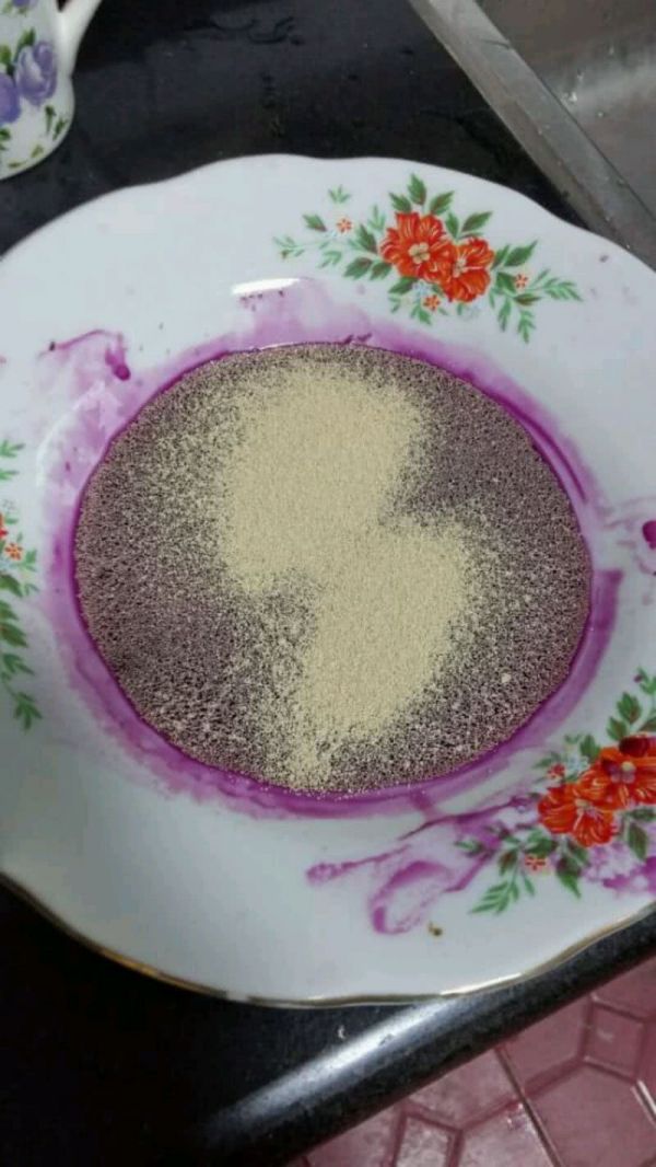 紫薯玫瑰花馒头