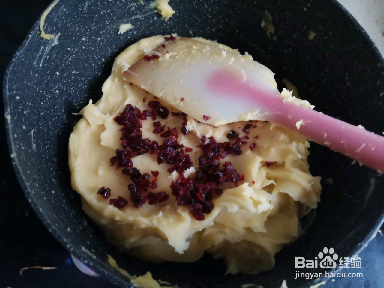 奶香蔓越莓绿豆糕的做法