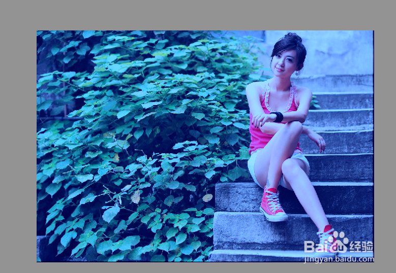 ps之怎么为美女照片调色？