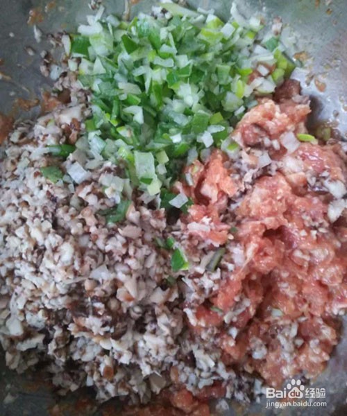 香菇馅儿滴烫面蒸饺