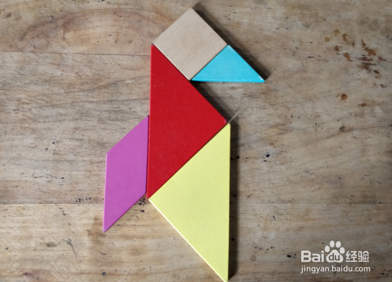 用七巧板怎样拼一只南极企鹅？