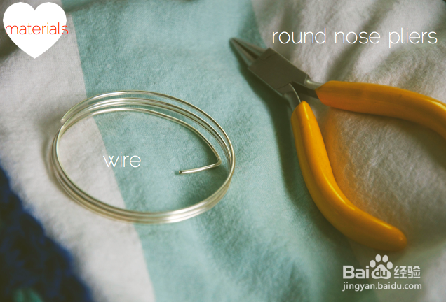 铁丝心形戒指制作教程