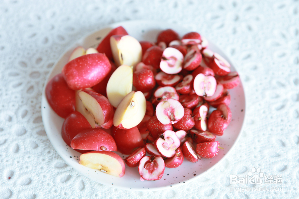 诱惑味蕾的山楂玫瑰果茶