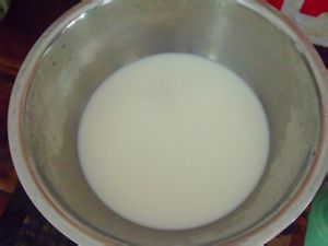 芒果鲜奶冰激凌