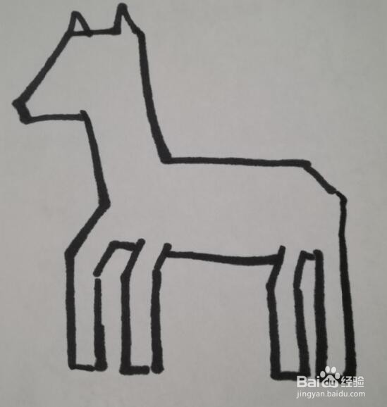 独角兽的画法 独角兽的简笔画