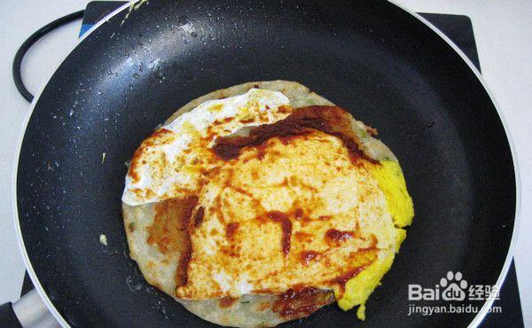 一步步做馋嘴的煎蛋葱油饼