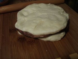 可可花生酱面包