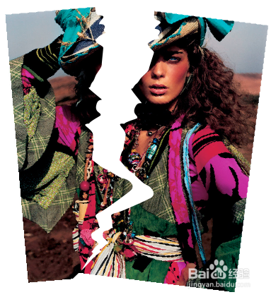 CorelDRAW X8轻松制作照片撕裂效果